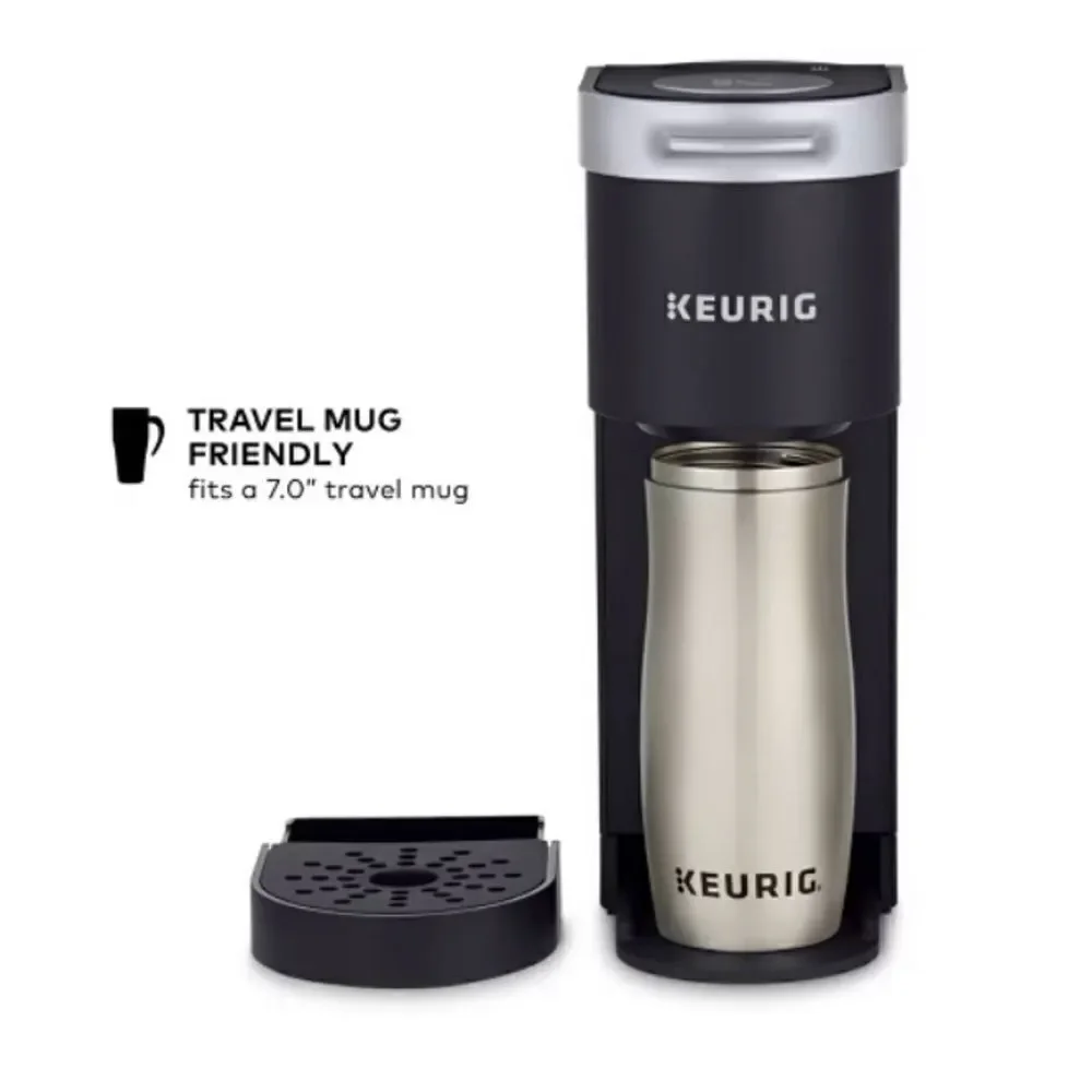 NIB New Black Keurig K-Mini Single-Serve K-Cup Pod Coffee Maker. Compact Kitchen